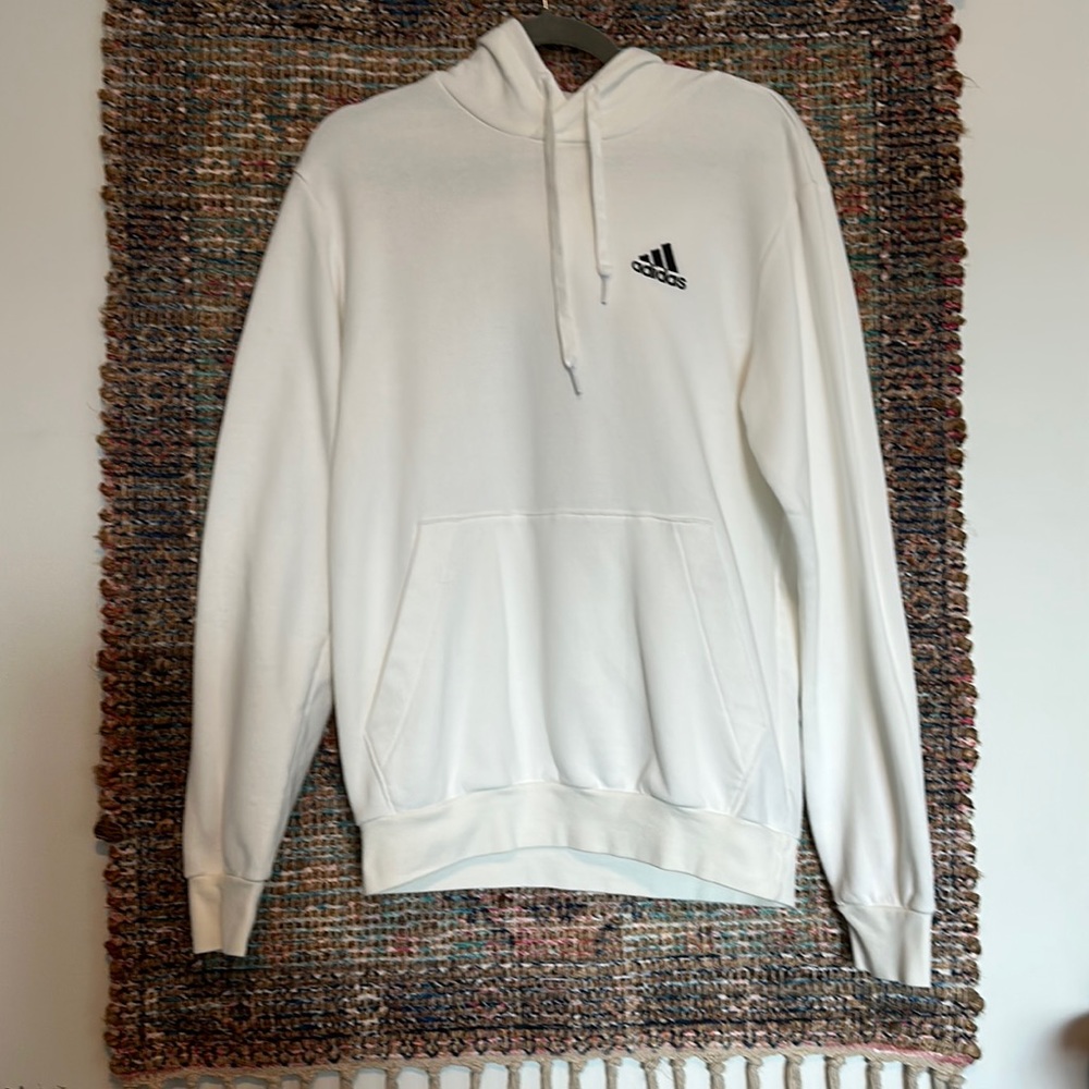 Adidas white hoodie